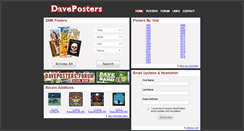 Desktop Screenshot of daveposters.com